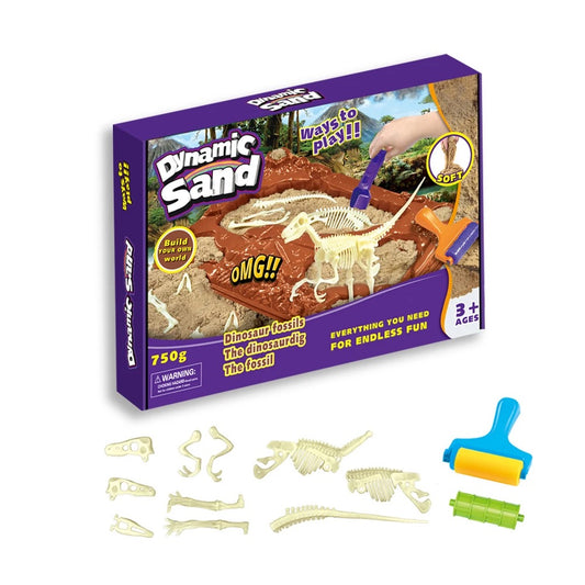 Dynamic Sand Arena mágica juego de fósiles de dinosaurio